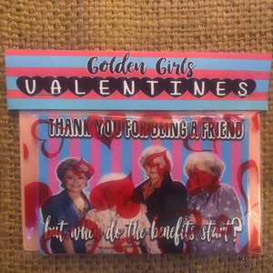 Golden Girls Set mit 16 Mini Valentines Bild 10