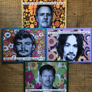 True Crime Notizkarten 8er Set, Serie 2 Jeffrey Dahmer, Gary Ridgway, Henry Lee Lucas, BTK