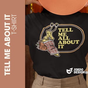 Cuéntamelo todo / Camiseta acogedora de Banana Slug / Dibujo animado vintage
