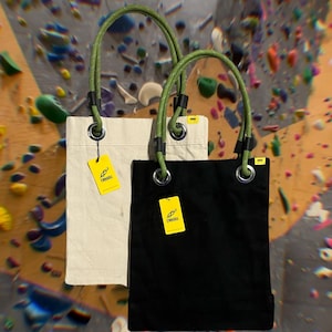 Craggu Rope Tote (Vertical Lime)