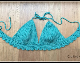 Digital Crochet PATTERN for Halter Top / Bralette