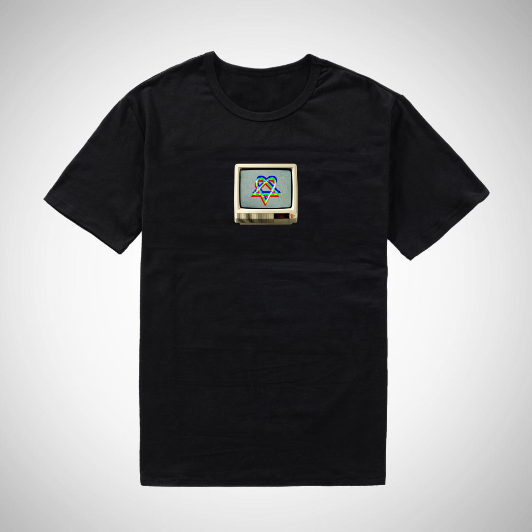 the virgins heart logo T shirts