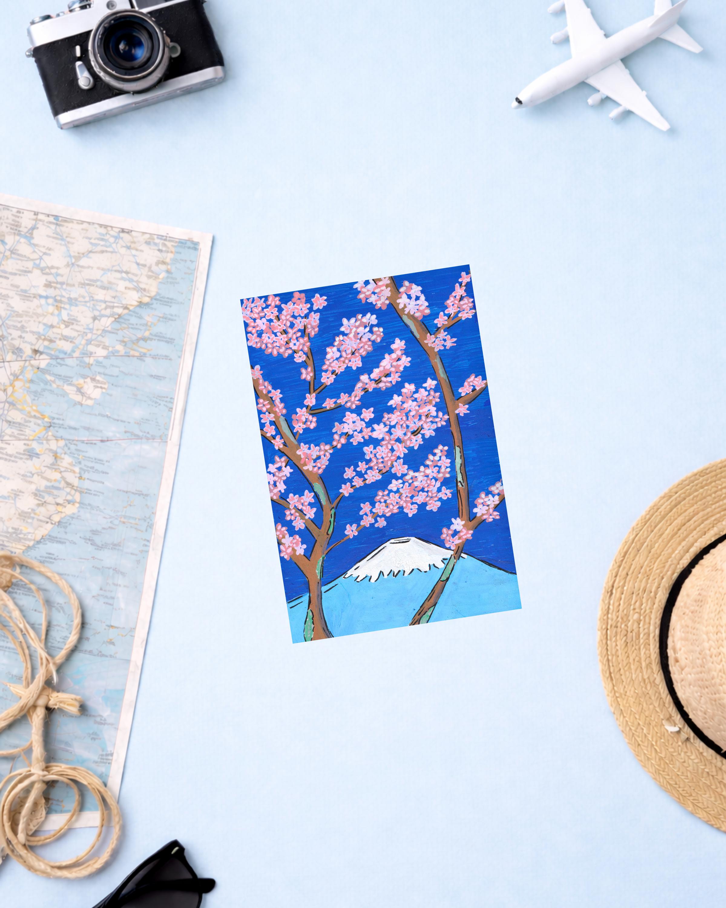 Cherry Blossom Greeting Card Set: Floral Note Cards for All Occasions ...