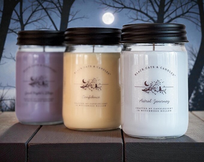 Compassion Candle: 12 oz Herbal Magick 100% Soy Candle