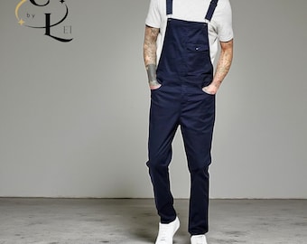 Mono de trabajo para hombre / Estilo streetwear Y2K / Uso diario / Mono casual con estilo