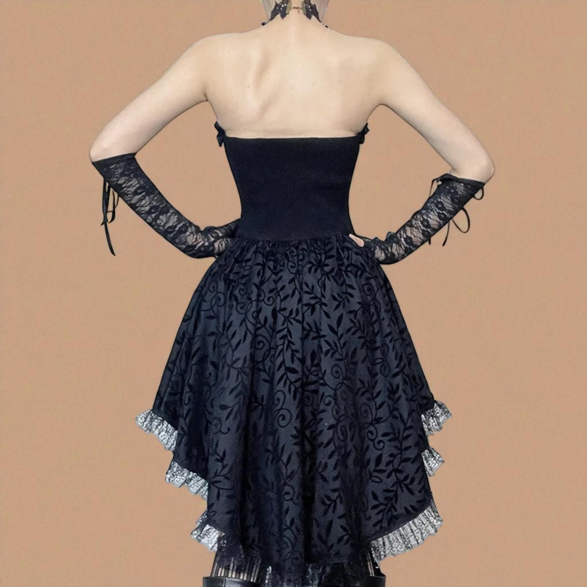 black and gold dress casual Embellished Midi MaterniChic Long Sleeve Lace Size:UK 10 Color_Sky-Blue
