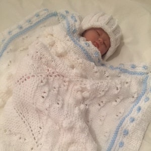 BEDTIME baby blanket pattern
