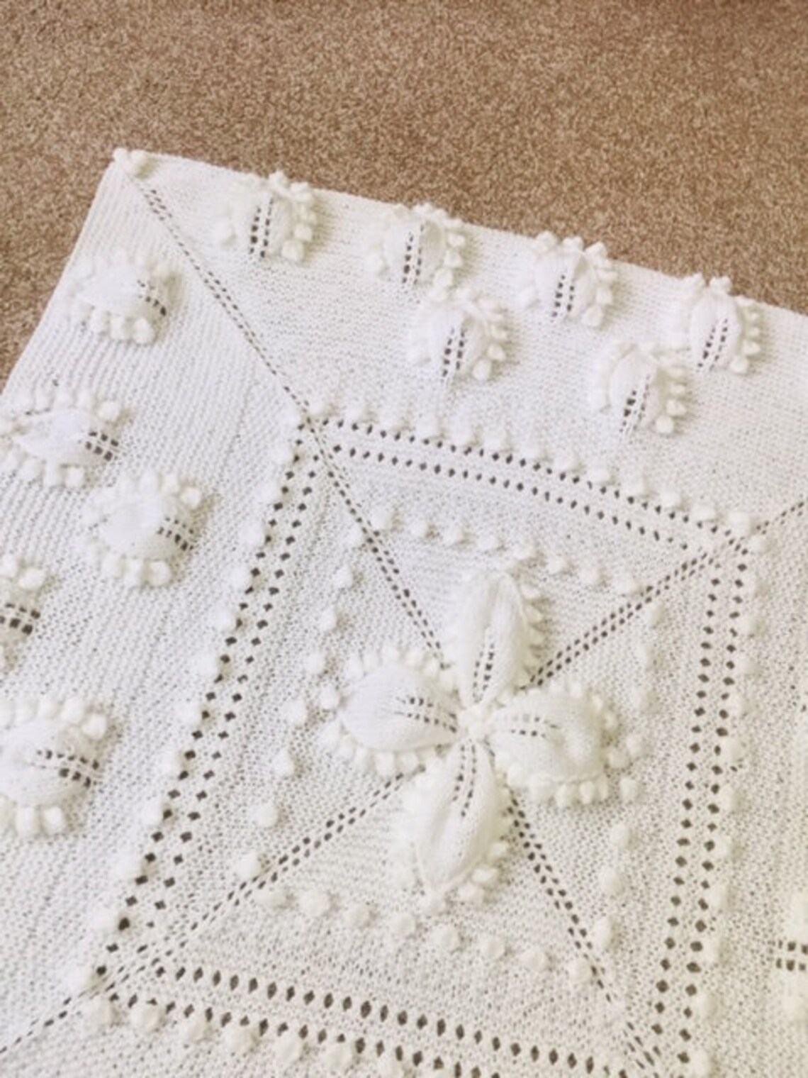 GLORIA Baby Blanket/shawl Knitting Pattern PDF Only Etsy