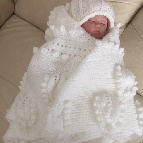 GLORIA Baby Blanket/shawl Knitting Pattern PDF Only Etsy