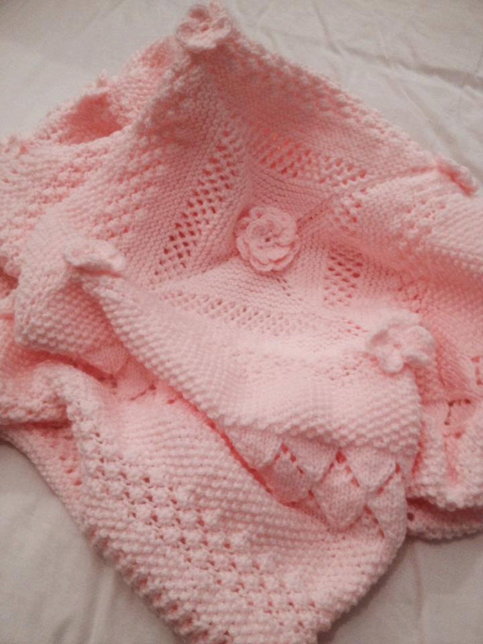 Little Dreamer Baby Shawl/blanket Knitting Pattern Etsy
