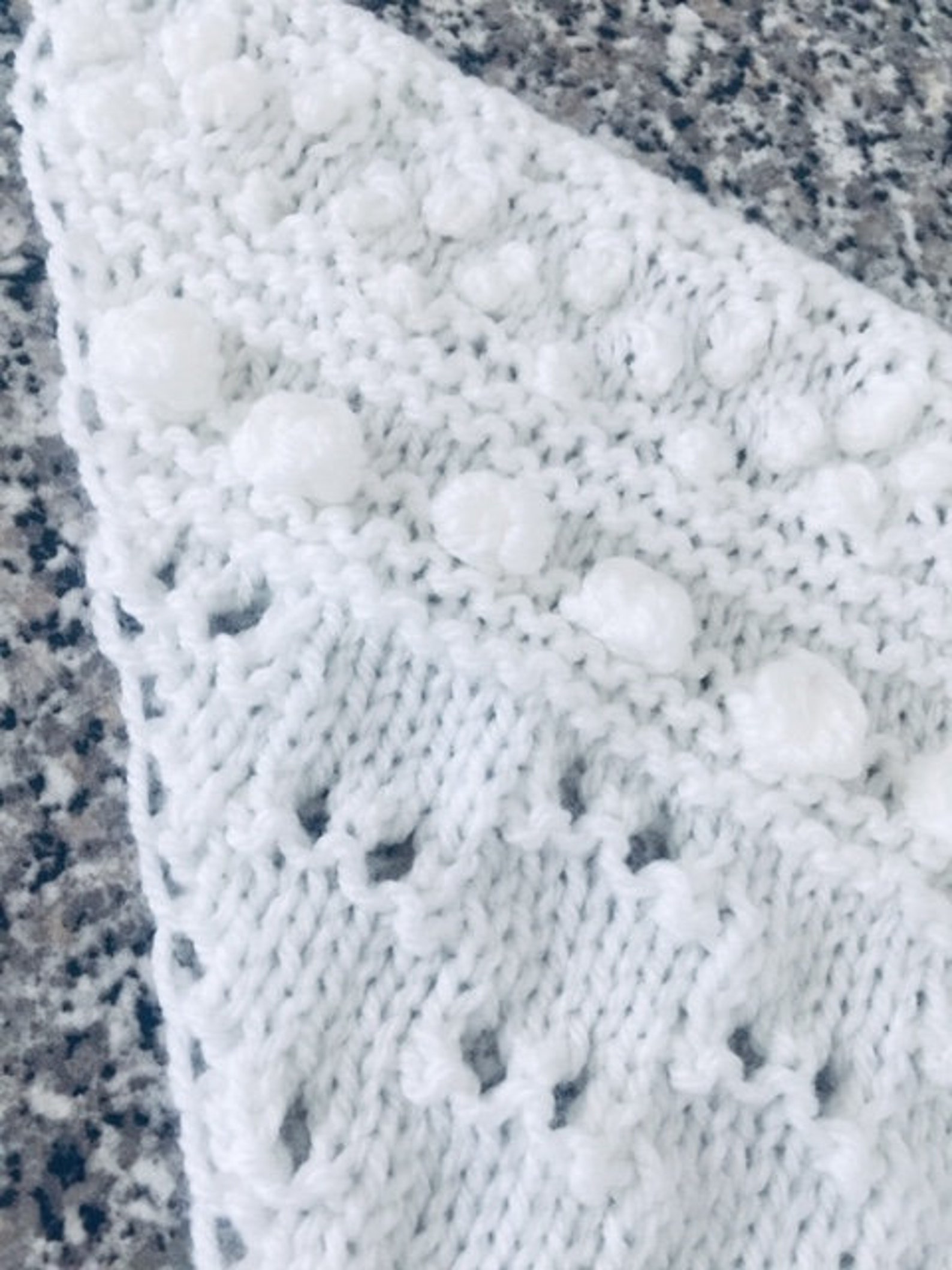 Sweet Pea Baby Blanket Knitting Pattern PDF Only Etsy