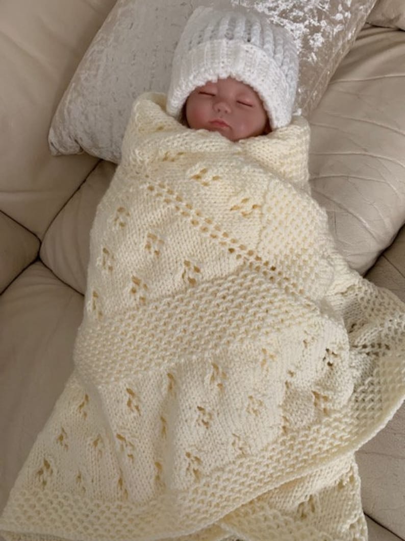 LULLABY Baby Blanket Pattern Pdf Etsy