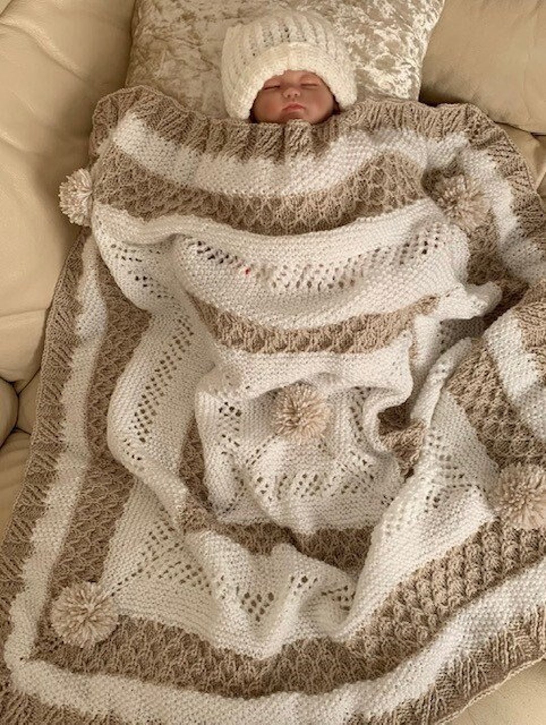 HONESTY Baby Blanket Knitting Pattern Pdf Only Etsy UK