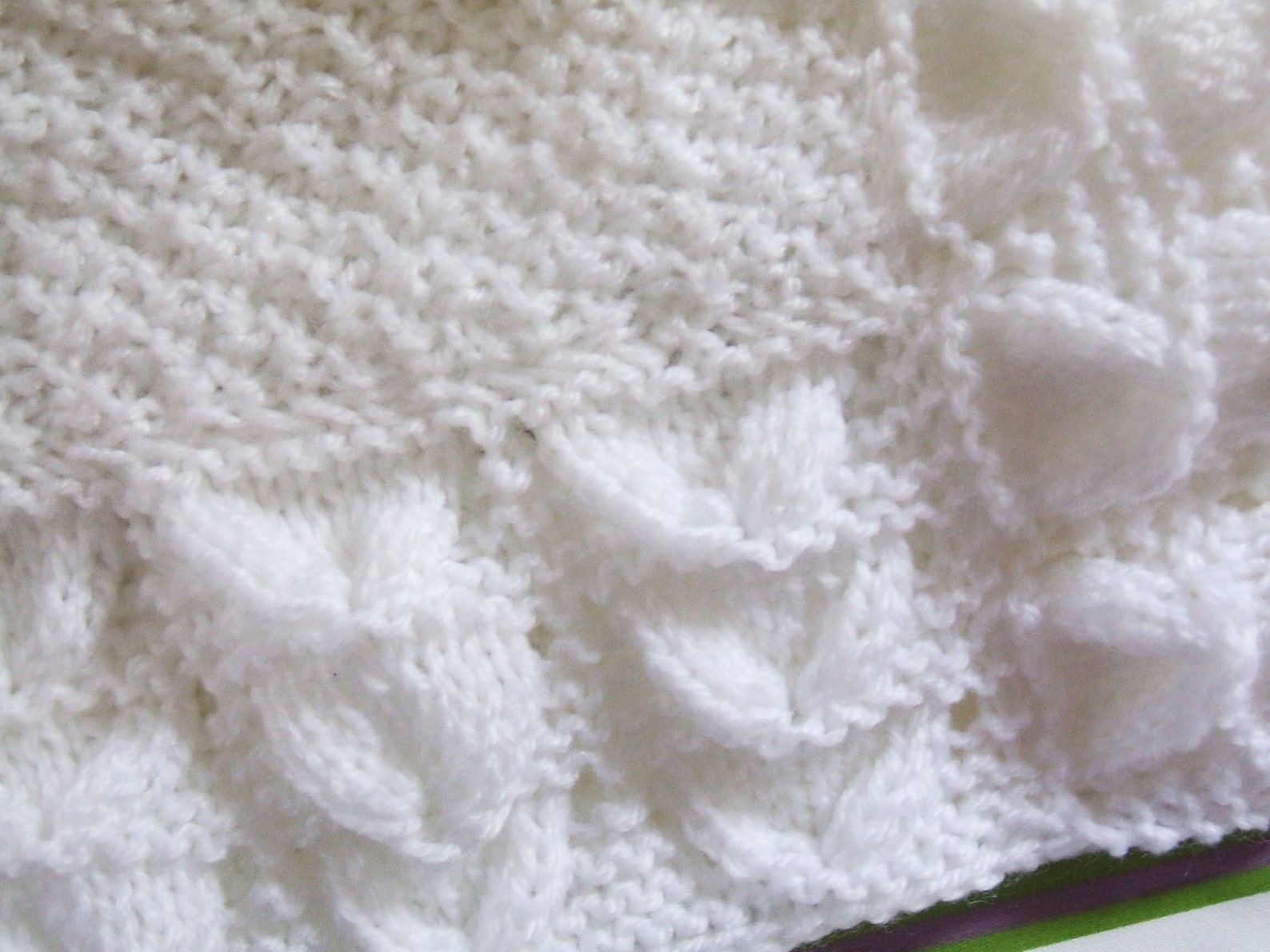 BLUEBELL BABY BLANKET knitting pattern pdf Etsy