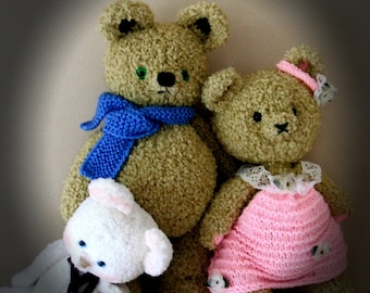 SALE! The Three Bears Knitting Pattern