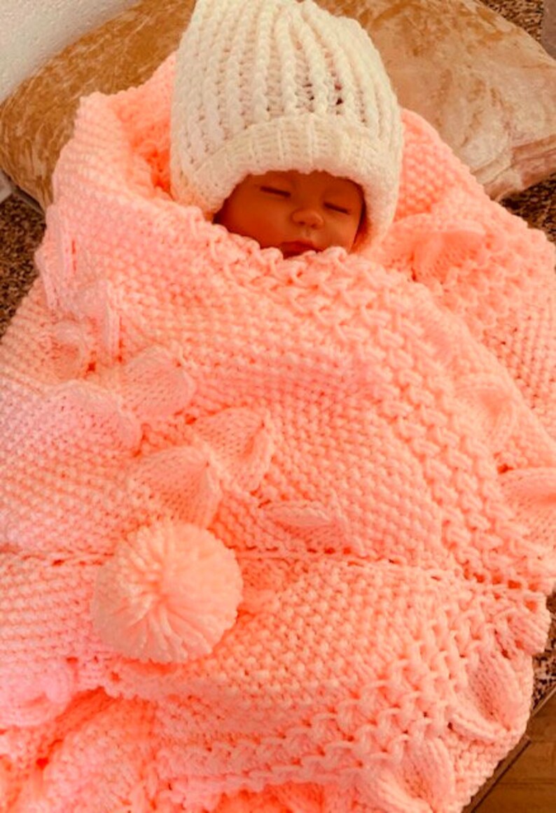 Peaches and Cream Baby Blanket Pattern Pdf Only | Etsy