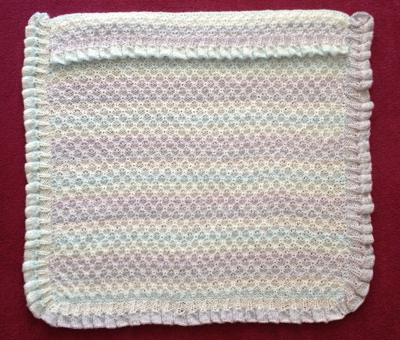 SALE Forget Me Not Baby Blanket Knitting Pattern | Etsy UK