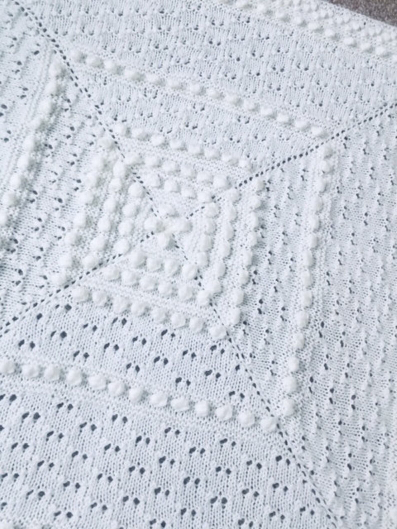 Sweet Pea baby blanket knitting pattern PDF only Etsy