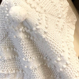 WINTER BABY pdf baby blanket knitting pattern