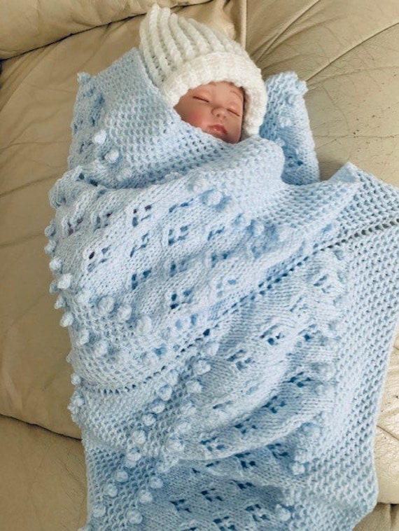 One for the Boys Baby Blanket Knitting Pattern Pdf - Etsy