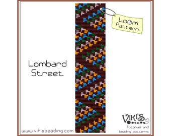 Bead Loom Pattern: Lombard Street - INSTANT DOWNLOAD pdf -Discount codes are available