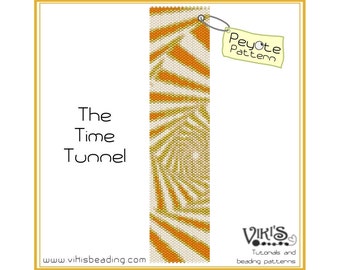 Peyote Bracelet Pattern: The Time Tunnel - INSTANT DOWNLOAD pdf - Multibuy savings with coupon codes