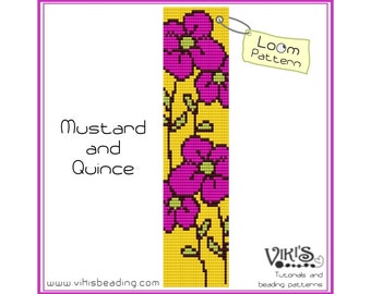 Bead Loom Bracelet Pattern: Mustard and Quince - INSTANT DOWNLOAD pdf - Special savings with coupon codes - bl231