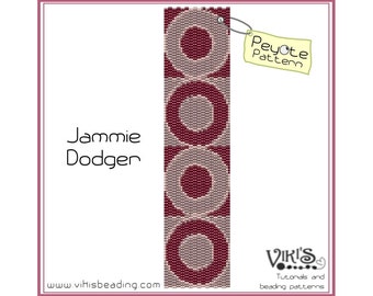 Peyote Beading Pattern: Jammie Dodger - INSTANT DOWNLOAD pdf - Économies spéciales avec codes promo