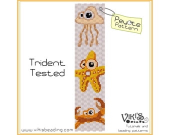 Peyote Bracelet Pattern: Trident Tested - INSTANT DOWNLOAD pdf - New Discount codes