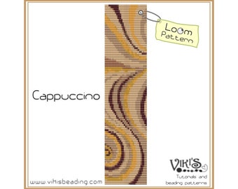 Loom Armband Patroon: Cappuccino - INSTANT DOWNLOAD pdf -Kortingscodes zijn beschikbaar - bl106