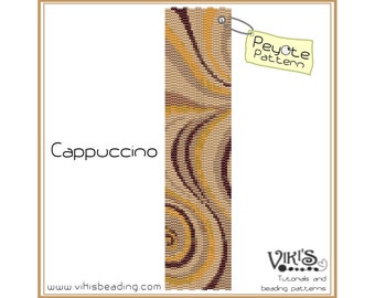Cappuccino: Peyote Patroon - INSTANT DOWNLOAD pdf - Nieuwe couponcodes