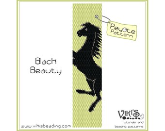 Peyote Pattern: Black Beauty bracelet - INSTANT DOWNLOAD pdf - Special savings with coupon codes