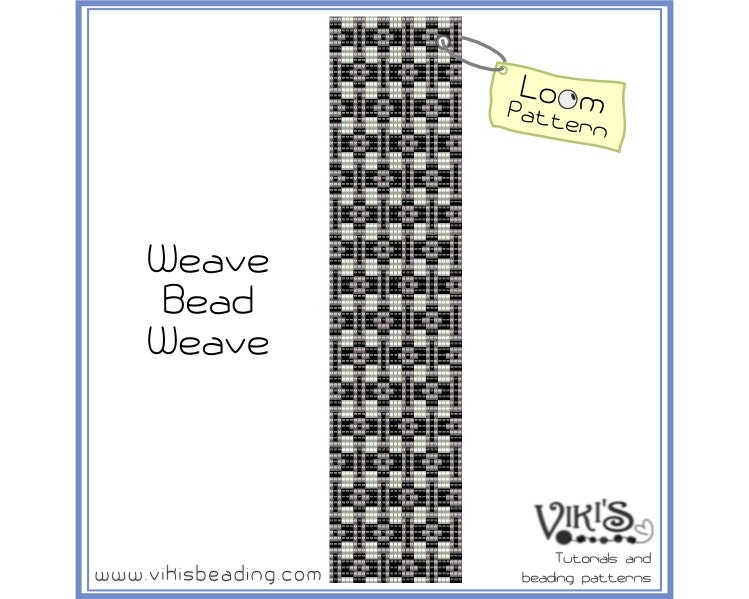 Loom Beading Pattern Weave Bead Weave INSTANT DOWNLOAD Pdf Etsy