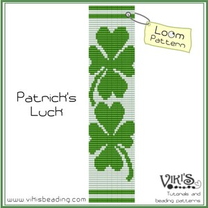 Loom Bead Pattern - Patricks Luck - INSTANT DOWNLOAD pdf - Rabattcodes sind verfügbar