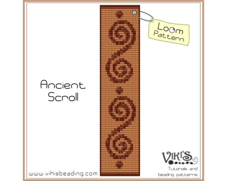 Bead Loom Pattern: Ancient Scroll - INSTANT DOWNLOAD Pdf -discount ...