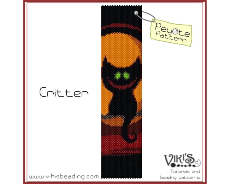 Critter - Peyote Bracelet Pattern - INSTANT DOWNLOAD pdf - New Discount codes image 1