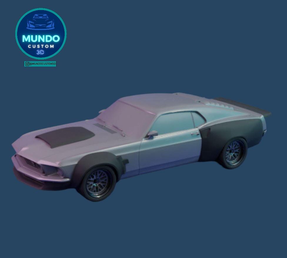 BODYKIT FORD MUSTANG 69 Hot Wheels - Etsy