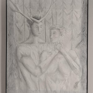 Midnight Rendezvous of the Satyr and the Nymph
