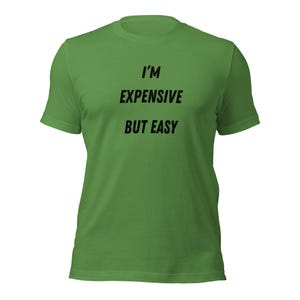 Im expensive but easy, personalised gift for her and for him, custom shirt for birthday gift, clothing for men and women