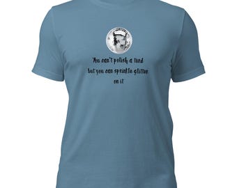 You can't polish a turd, personalised gift for her and for him, custom shirt for birthday gift, clothing for men and women