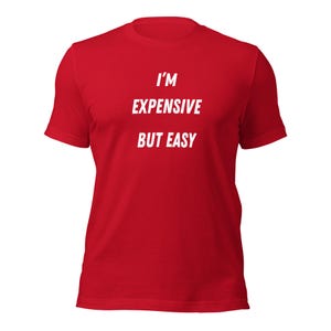 Im expensive but easy, personalised gift for her and for him, custom shirt for birthday gift, clothing for men and women