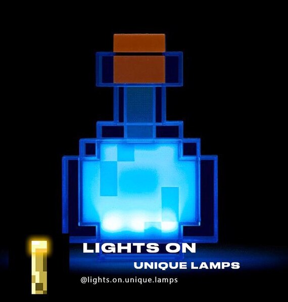 1pc Poton Bottle Lght Color Game Model Toys-changng Led Table Lamp