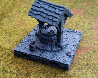 HeroQuest Well con base modular / Terreno RPG y DnD