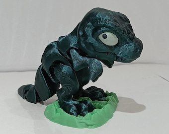 T-Rex articulado a todo color - Impreso en 3D, diseñado por Cinderwings3D