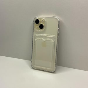 Custodia trasparente per telefono con slot per carte