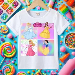 dtf kids cartoon disney princess and the frog t-shirt,short set,sweatsuits,hoodie
