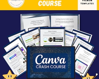 Canva Crash Course, Graphic Design Training (Digital Download)
