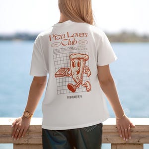 Pizza Lovers Club T-shirt - Fun Graphic Tee for Pizza Enthusiasts, Pizza T-shirt, Unisex Casual Shirt