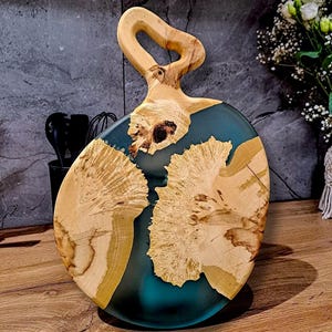 Custom Wood Cutting Board and Serving Platter - Maple Serv Wood