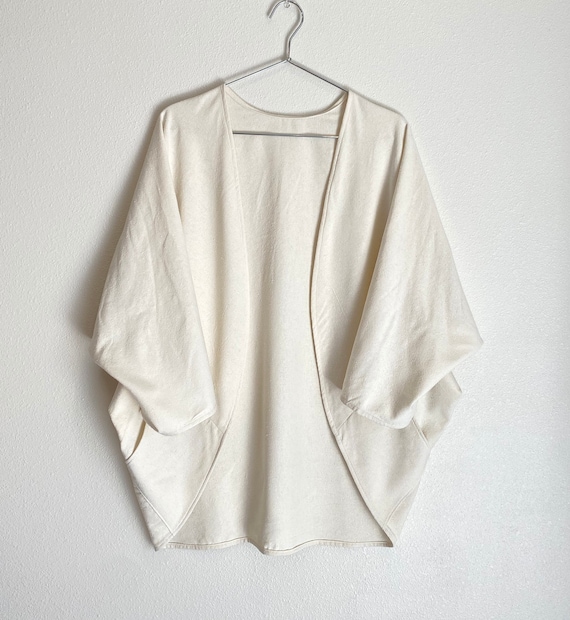 Raw Silk - The Maybe Wrap, with Pockets